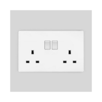 P30 İkili Priz Beyaz - Görsel 1